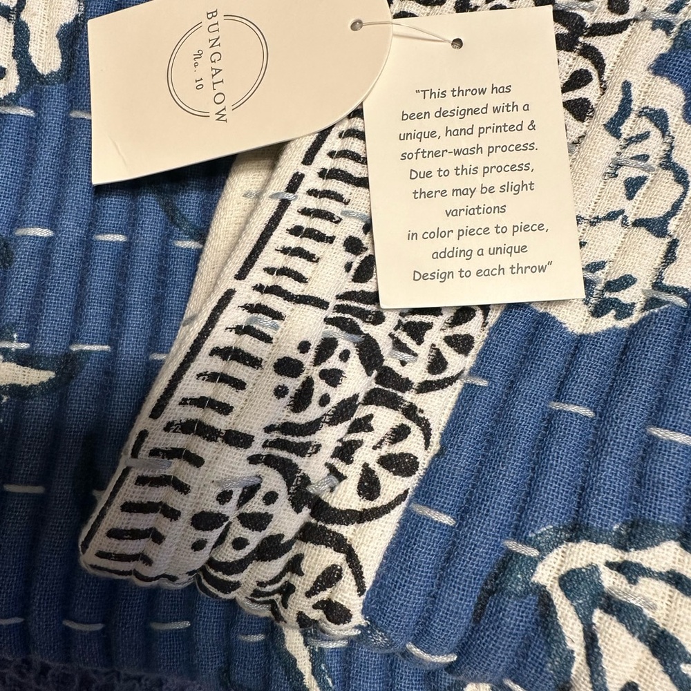 Muslin throw - Picture 2 of 5